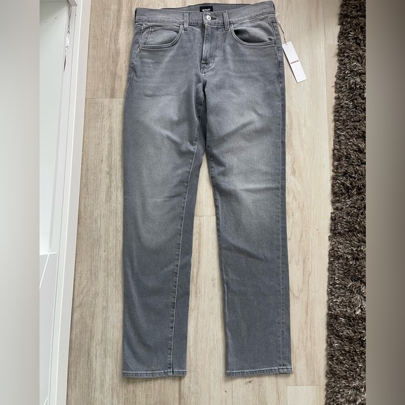 Hudson Men's Jeans Gray Size 34x 34 Blake Slim Straight Fit Denim Pants - Picture 2 of 5